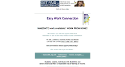 Desktop Screenshot of easyworkconnection.com